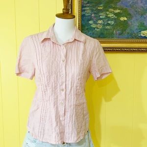J.Jill XS Pink polo shirt